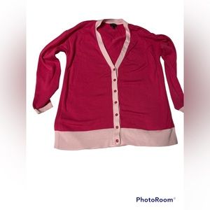 Pink Talbots Cardigan